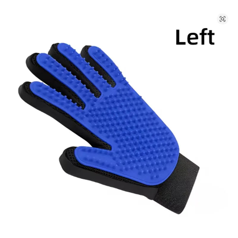 Pet hair removal glove