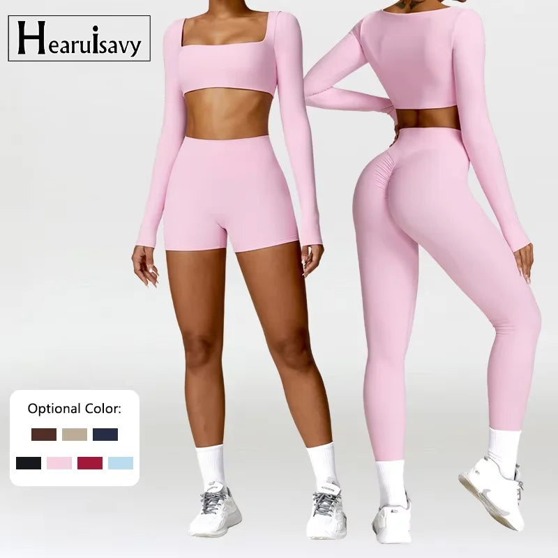 Conjunto deportivo transpirable de manga larga