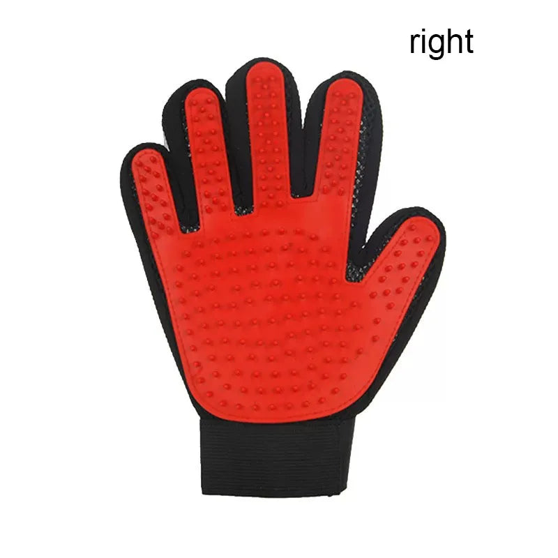 Pet hair removal glove