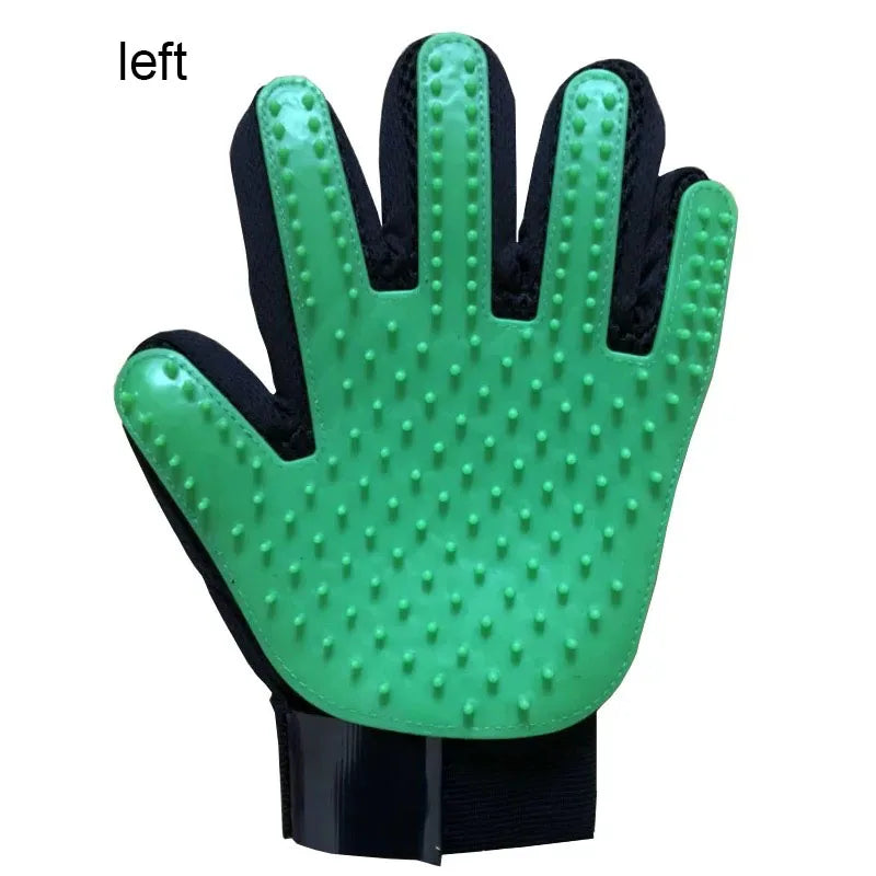 Pet hair removal glove