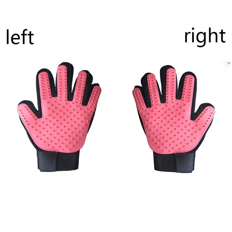 Pet hair removal glove