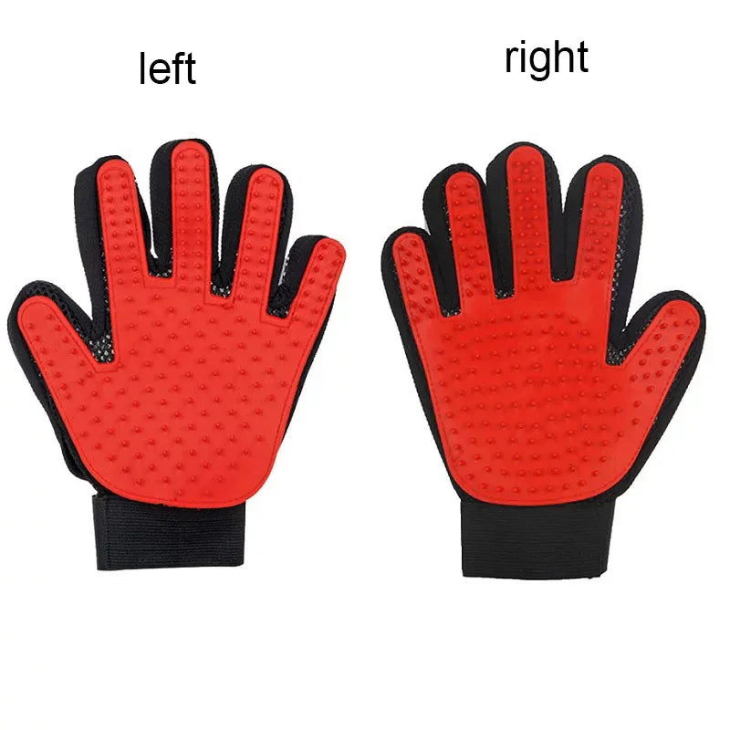 Pet hair removal glove