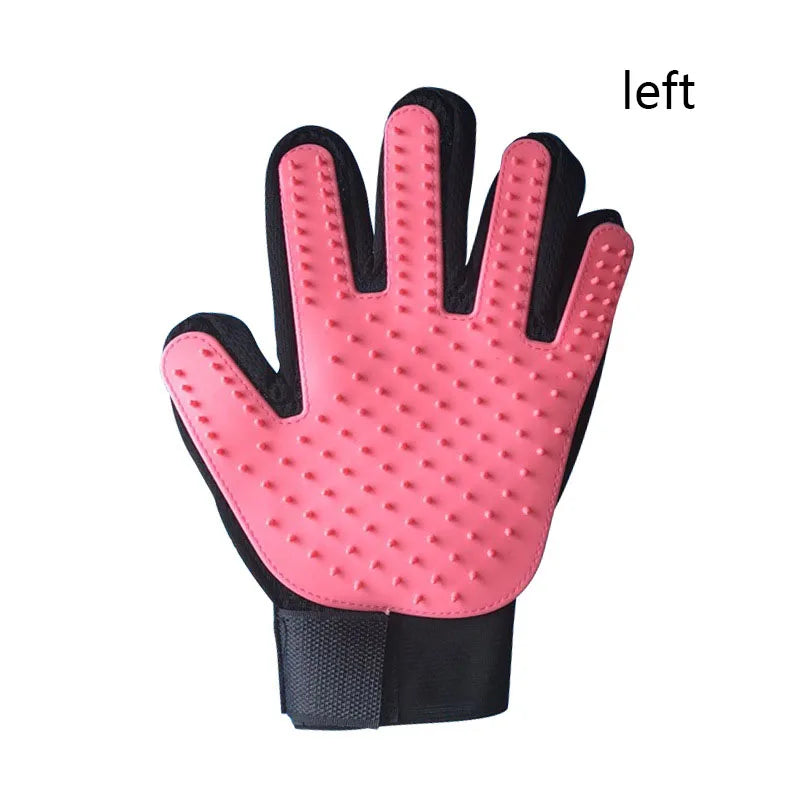 Pet hair removal glove