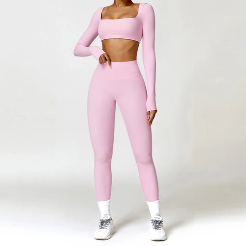 Conjunto deportivo transpirable de manga larga