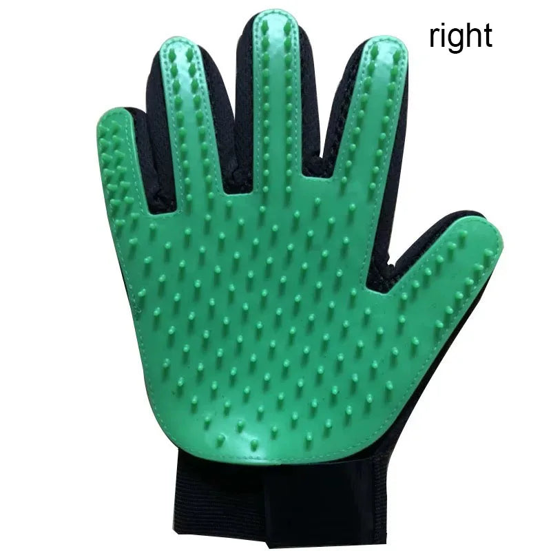 Pet hair removal glove