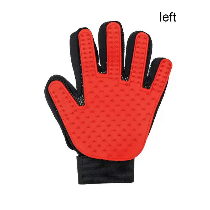 Pet hair removal glove