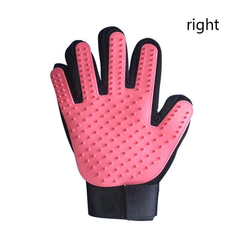 Pet hair removal glove