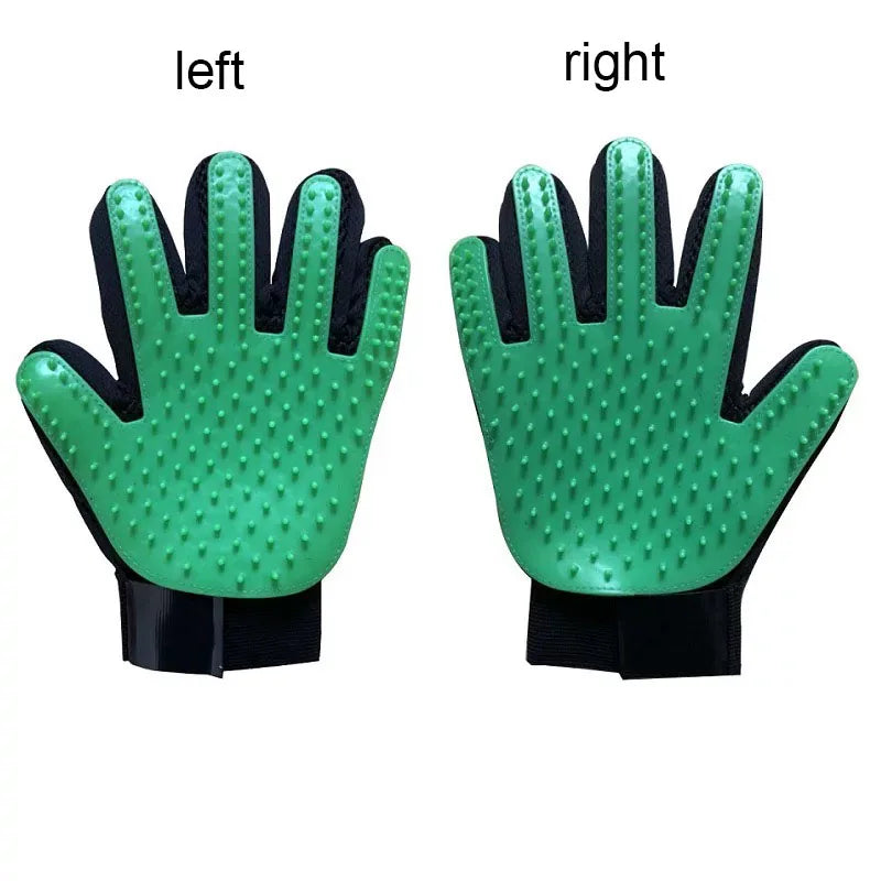 Pet hair removal glove